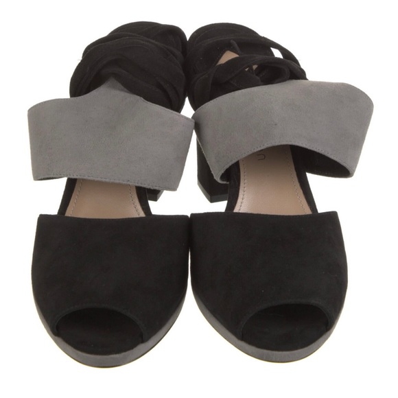 Tamara Mellon Peep Toe Block Heel Sandals 39-1/2 - Picture 5 of 8